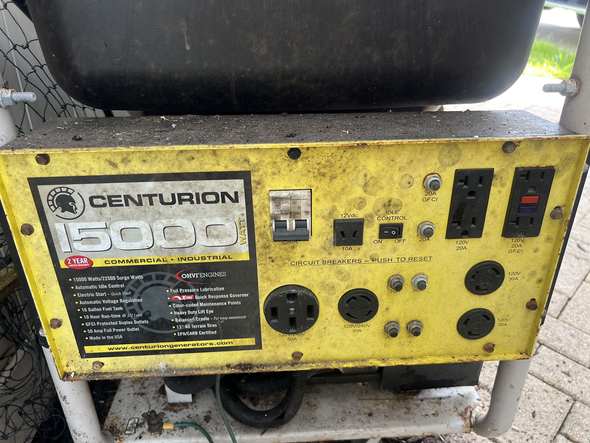 Centurion 15000 W Generator for Sale in Pompano Beach, FL