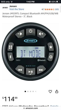 Marine Head Unit And Speaker 