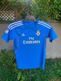 Real Madrid 2013/14 Away Ronaldo #7 Soccer Jersey - Youth Large