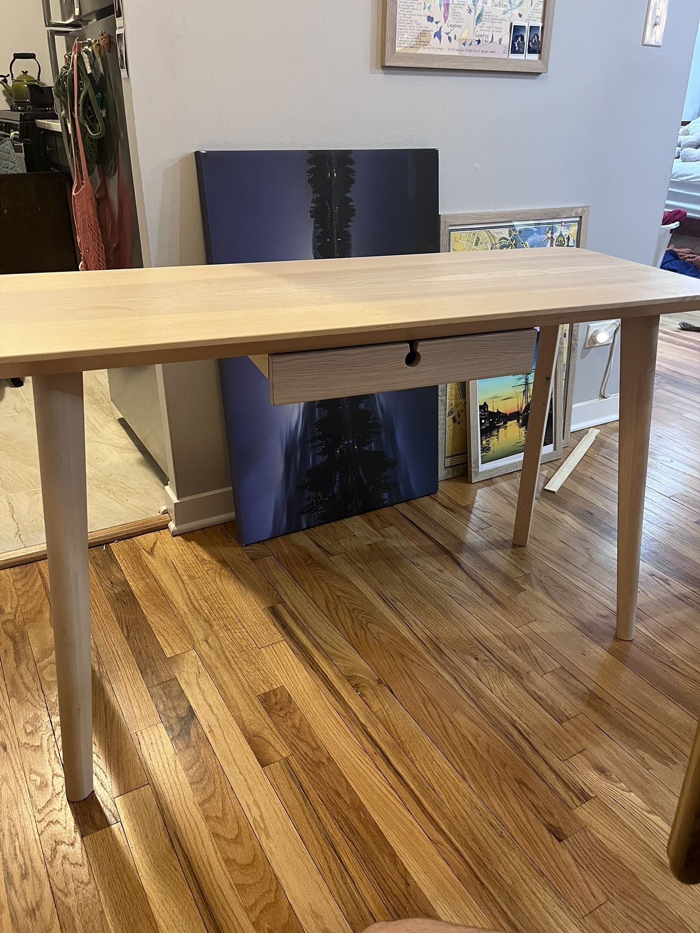 Wood Lisabo IKEA desk