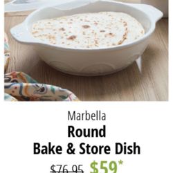 Marbella Round Bake & Store Dish