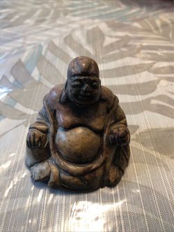 Chinese Laughing Buddha - Resin 3” Tall