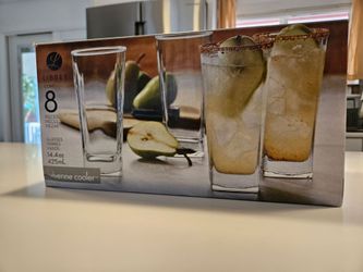 8 glasses Libbey Vivenne Cooler