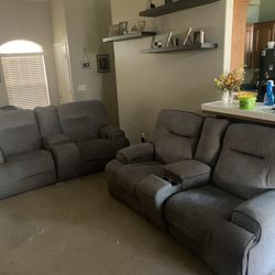 Two Reclining Couches 