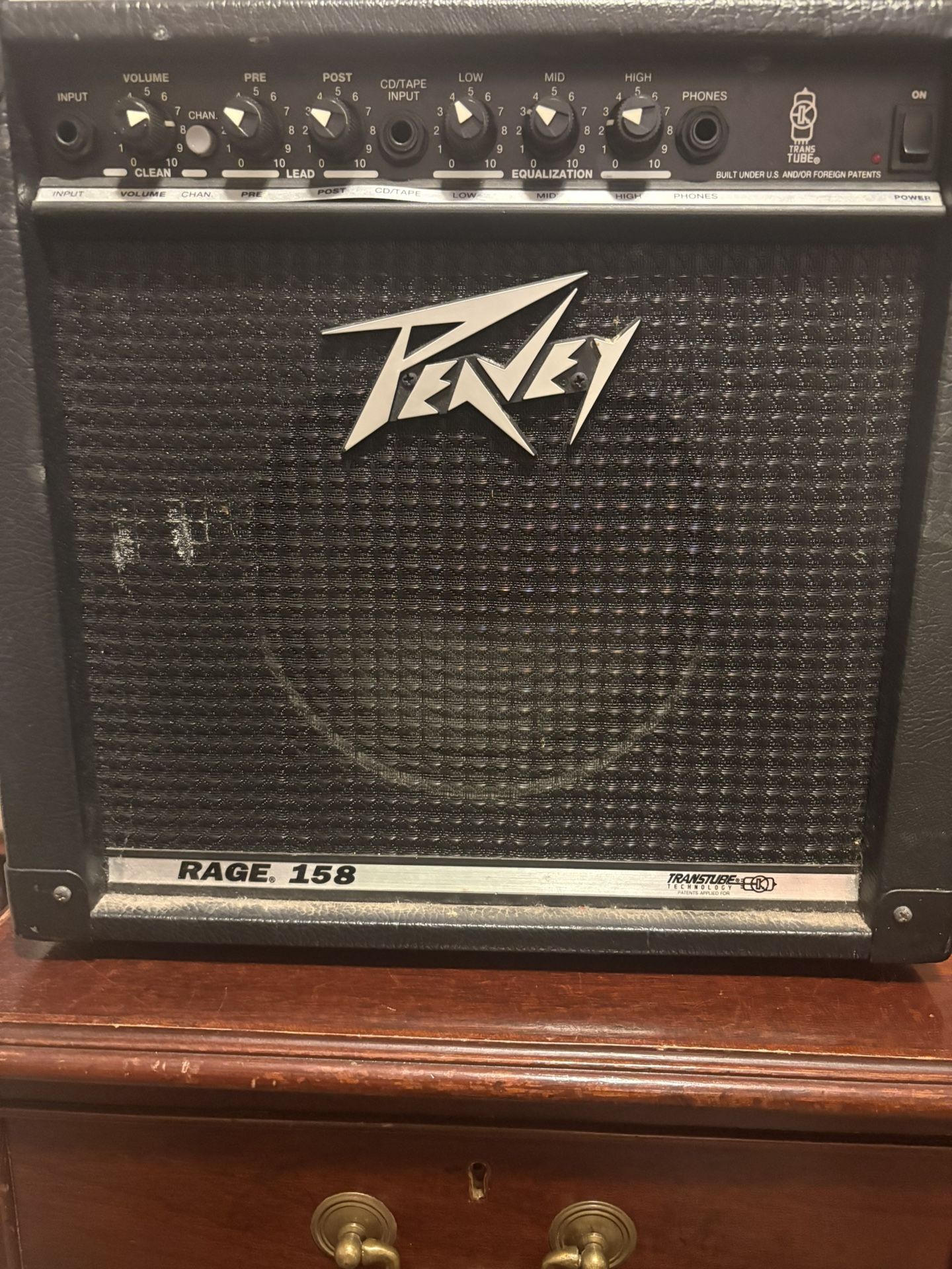 Pevey Rage 158 Amp 40 Watts 120v Used In Great Condition It Works I Tested It