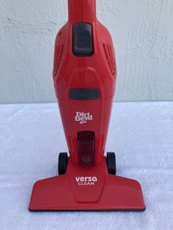 Ligera Aspiradora De Mano Sin Bolsa, Cable de  Alimentación de 16 Pies Roja Red Bagless Hand Vacuum, 16' Power Cord