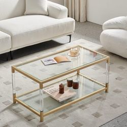 Glass Coffee Table Like New