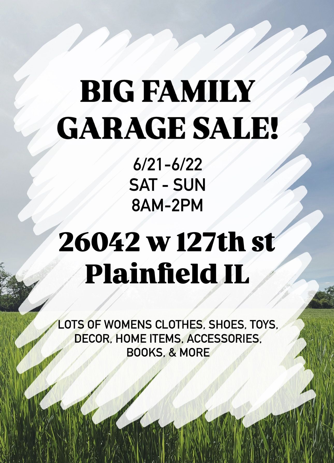 MULTI FAMILY GARAGE SALE!