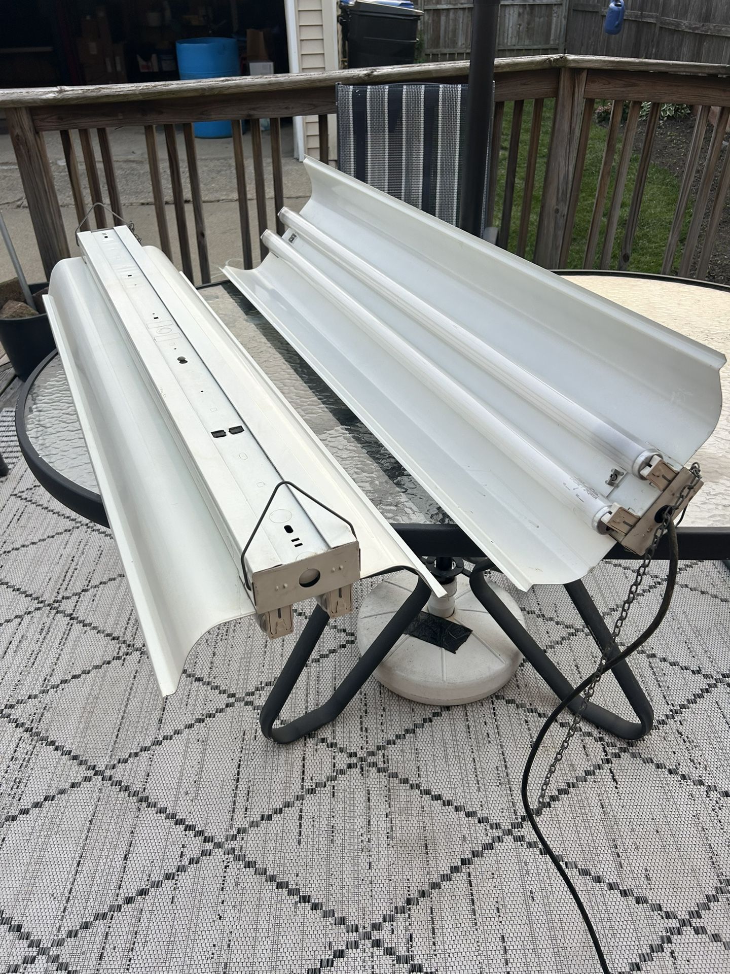 48 inch Fluorescent Light Fixture - Vintage Harmony House