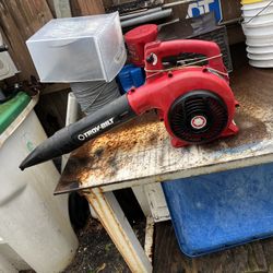 Troy Bilt Gas Blower Not Working Been Sitting For A While Good For Parts Or Fix