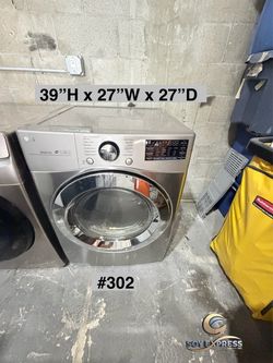 LG Dryer electric Graphite Steel (#302)