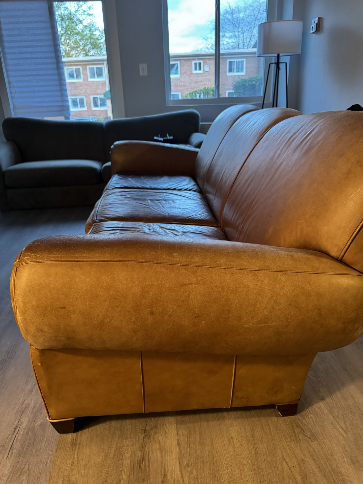 Manhattan Leather  Sofa