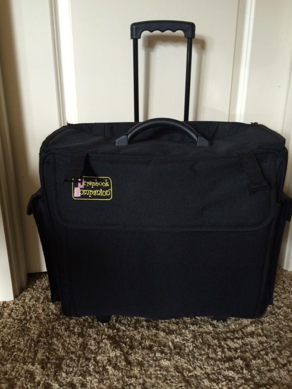 Scrapbook Companion rolling tote organizer