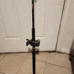 Shakespeare Contender Custom Pole With Penn 320GT Reel 7ft 10-25lb Action Medium 