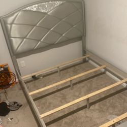 Bed Frame & Box Mattress 