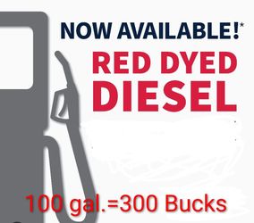 Red Dyed Diesel Fuel – 100 Gallons