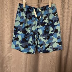 Boys Camo Shark Shorts 