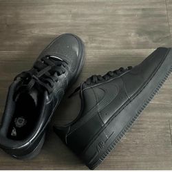 Black air force ones 