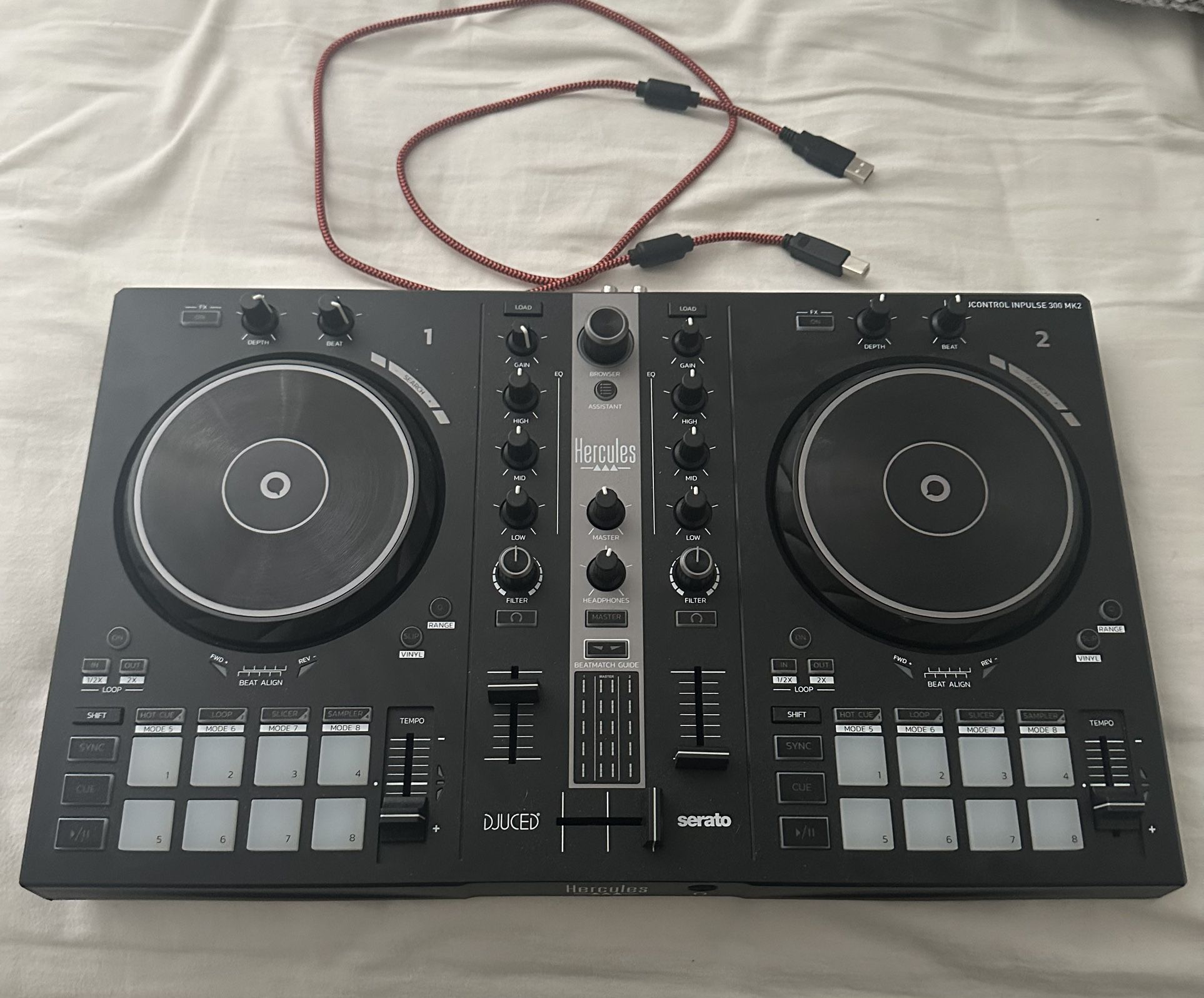 Hercules - DJ Control Inpulse 300 MK2 DJ Mixer - Black