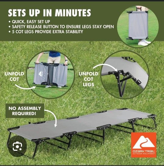 Ozark Trail Camping Cot