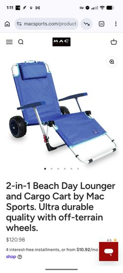 Beach Chair And Cart