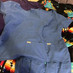 2 Sets Of Blue Greys Anatomy Scrubs XS 