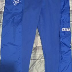 Mens Air Jordan Flight MVP Joggers Game Royal Blue White