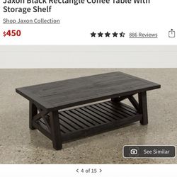 Living Spaces Coffee Table