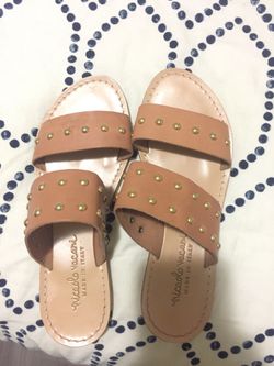 Nude sandals