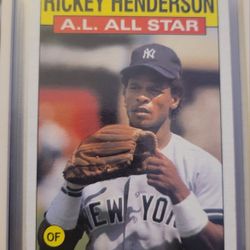 1986 Topps - All-Star Rickey Henderson #716 Collector's Edition (Tiffany)
