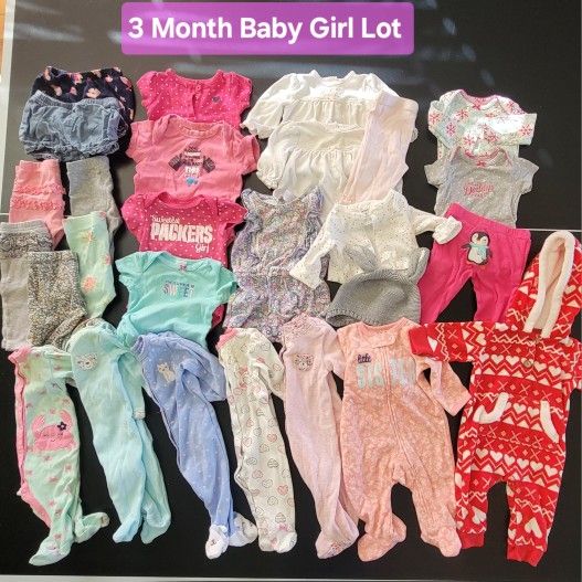 3 month Baby Girl Lot