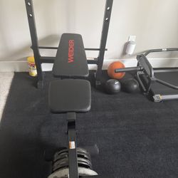 Weider Bench And Leg Curl Set