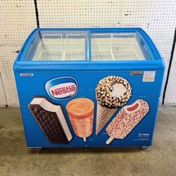 Ice Cream Freezer Works Great But Is Missing The Glass On Top Give Me An Offer And It's Yours!