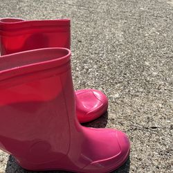 Pink Kids Rain boots