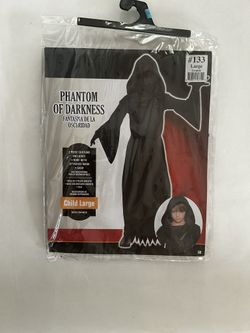 Boys Phantom Of Darkness Halloween Costume Size L 12/14