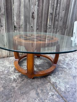 Coffee Table - Wood/Glass