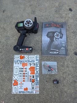 RC Car Spektrum DX4C Radio System with SR410 DSMR Receiver