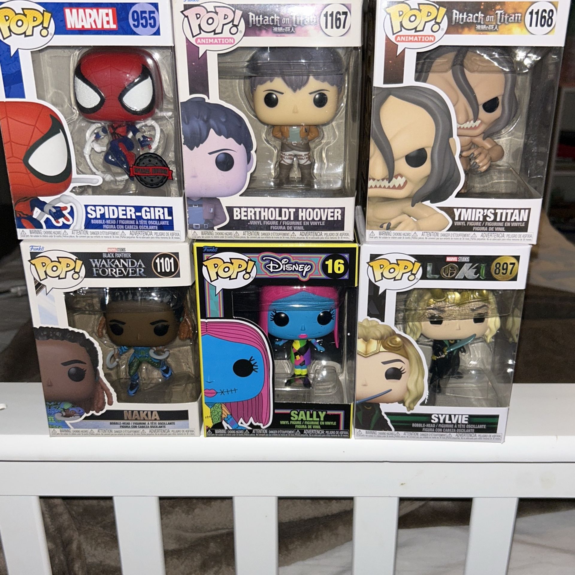 Funko Pop Lot of 6