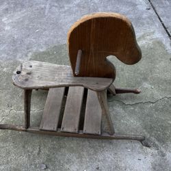 Wooden  Rocking Horse
