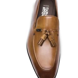 Men’s Salvatore Ferragamo Bowles Tramezza Double Tassel Shoe Size 9 EE