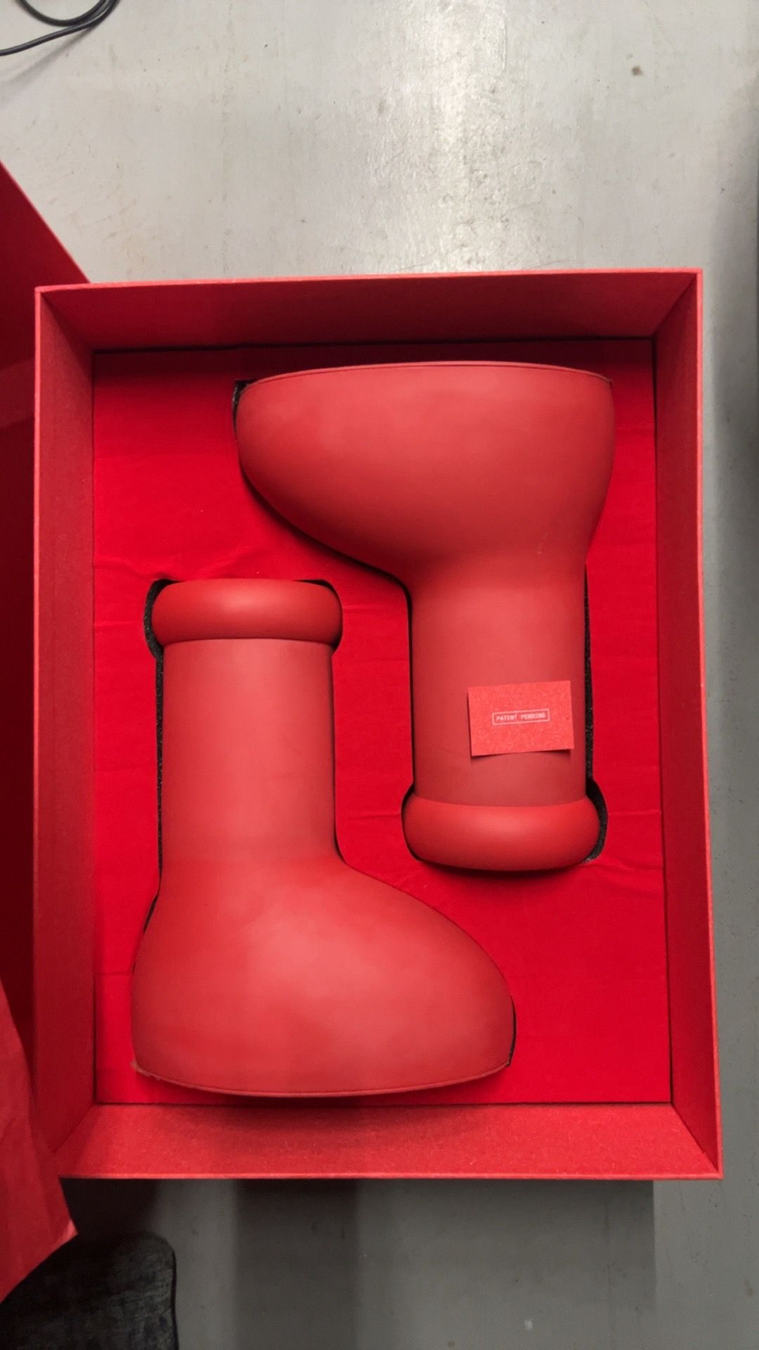 MSCHF Red Boots 1st edition for sale $400 OBO