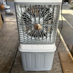 Evaporative Air Cooler 2500CFM Portable Swamp Cooler Fan with 10gal Detachable Tank for Outdoor Indoor Use