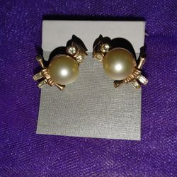 Owl Pins, Pair In Great Shape, Very Collectible 