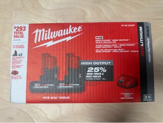 Milwaukee 2 pack M12 5.0 with charger