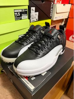 NIKE AIR JORDAN 12 GOLF PLAYOFF Sz 10.5