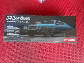 Kyosho America - Mk2 FZ02L VE Series readyset 1970 Chevy® Chevelle® Supercharged VE Dark Blue - 34494T1