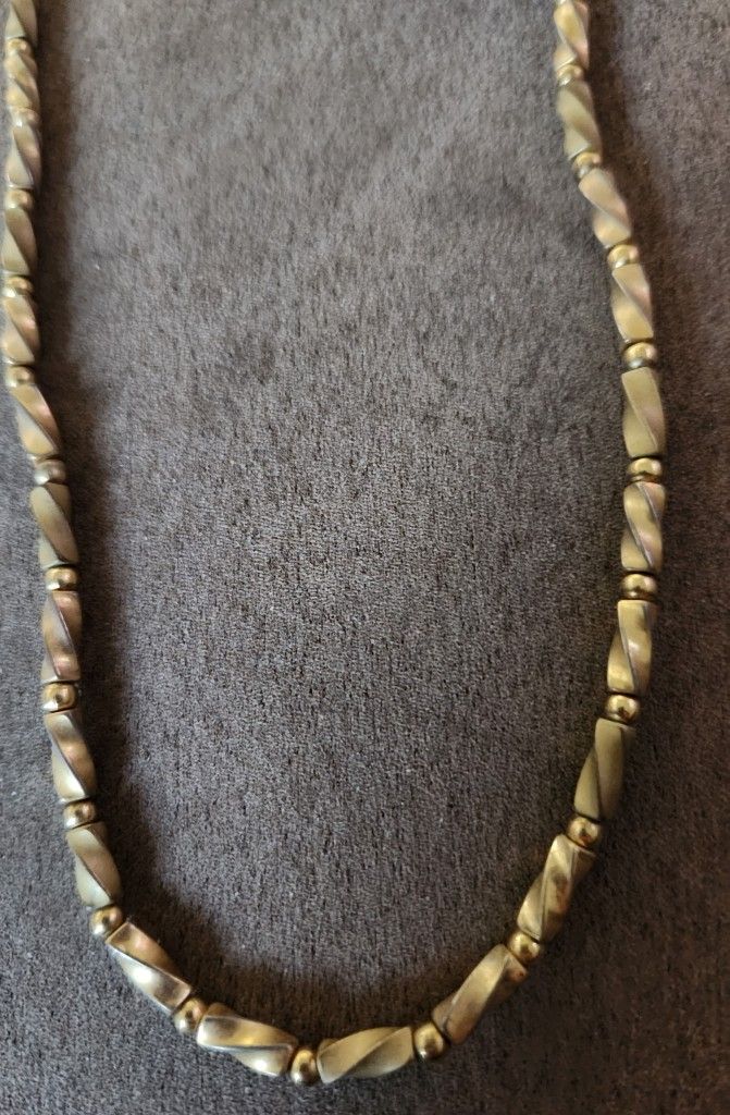 Vintage Gold Tone Plated Necklace