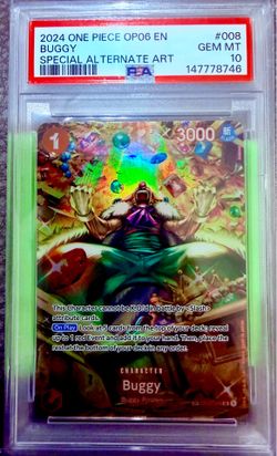 2024 one piece Buggy PSA 10
