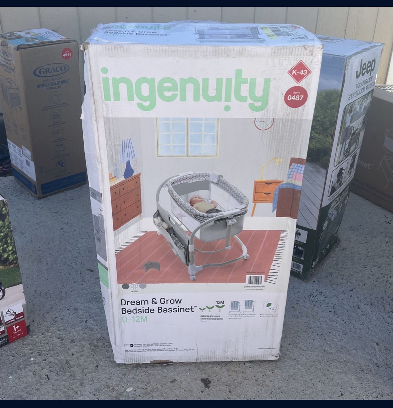 Ingenuity Dream & Grow Bedside Bassinet