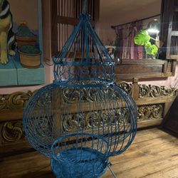 Beautiful Teal Boho Cage